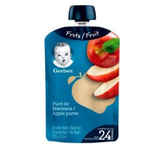 Compota Gerber Manzana 24 Meses, 100 g