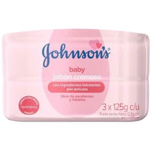 Jabon Cremoso con Ingredientes Hidratantes Johnson’s Baby, 110 g