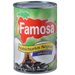 Habichuelas Negras con Coco La Famosa 15 oz