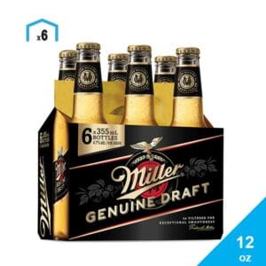 Cerveza Miller Genuine Draft, 12 oz