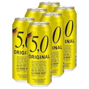 Cerveza 5,0 Original Weiss, 16.9 oz