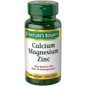 Calcio Magnesio Zinc Nature's Bounty 100 Tabletas