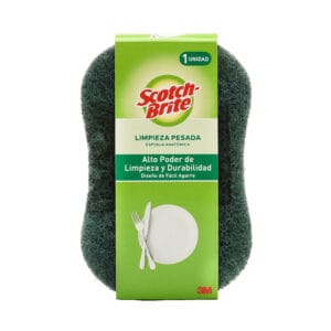 Esponja Scotch-Brite Limpieza Pesada Anatómica (1 ud)