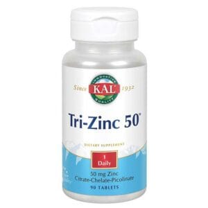 Tri-Zinc 50 Kal 50 mg, 90 Tabletas