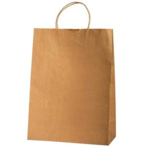 Funda de Papel Kraft 25C 16.5" x 11.8" x 5.5" con Asa 25 uds