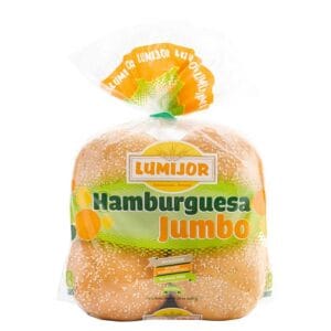 Pan Hamburguesa Lumijor Jumbo (8 uds)