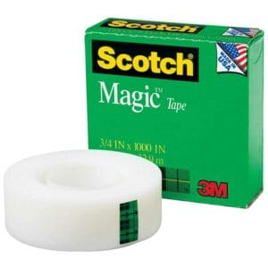 Cinta Adhesiva Scotch Magic invisible (3/4" x 1000")