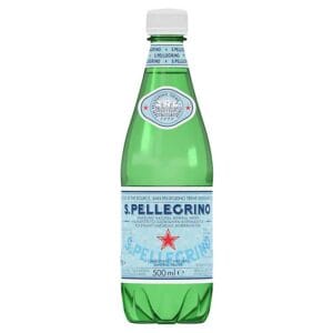 Agua Mineral Natural con Gas San Pellegrino Plastica, 500 ml