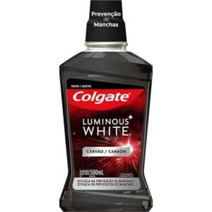 Enjuague Bucal Colgate Luminous White con Carbón, 500 ml