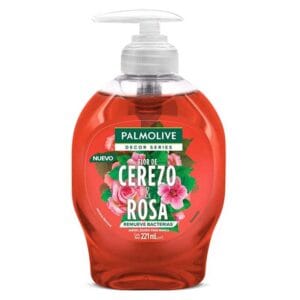 Jabón Liquído para Manos Palmolive Decor Series Flor de Cerezo y Rosa, 221 ml
