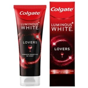 Pasta Dental Colgate Luminous White Lovers Vino, 70 g