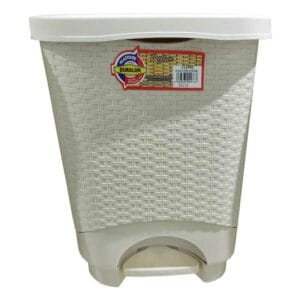 Zafacón Duralón con Pedal Crema, 3 gls