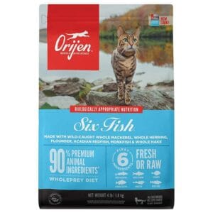 Alimento para Gatos Orijen Six Fish, 4 lbs