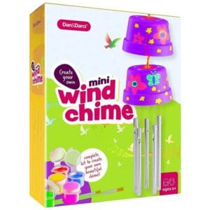 Kit de Manualidad para Hacer y Pintar Campanas de Viento Dan & Darci