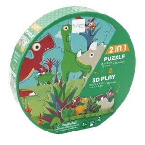 Rompecabezas 3D de 36 Piezas Modelo Dinosaurio Scratch Europe