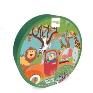 Rompecabezas de Contorno Compacto (30 Piezas) Modelo Safari Scratch Europe