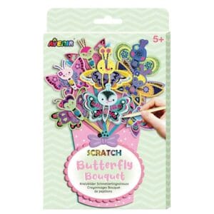 Kit de Arte de Raspar Modelo Ramo de Mariposas Avenir