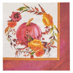 Servilletas de cóctel con Motivo "Autumn Bouquet" (20 uds)