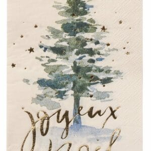 Servilletas Tipo Buffet con Motivo "Winter Blossom" (20 uds)