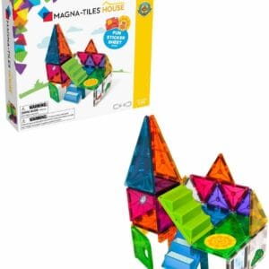 Juego de Mosaicos Magnéticos Modelo Casa Magna Tiles (28 Piezas)