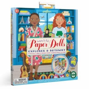 Juego de mariquitas de papel “Exploradora y Botánica” eeBoo