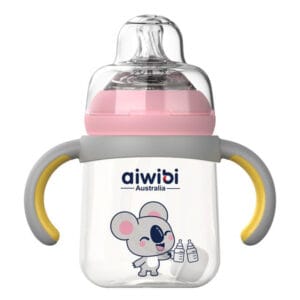 Biberón Anti-Gas Tipo Pecho Aiwibi, 240 ml