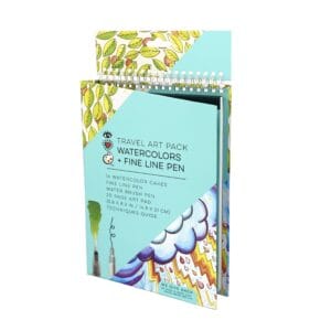 Set de Arte con Acuarela (16 colores) y Libreta de Dibujo iHeartArt