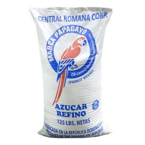 Azúcar Papagayo Refina, 125 lbs