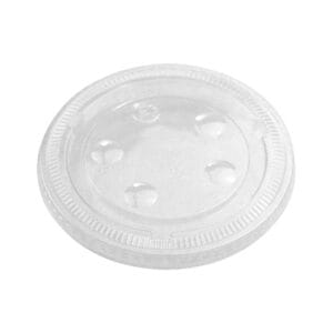 Tapa para Vaso Plástico Transparente Plastifar sin Ranura 16 oz (100 uds)
