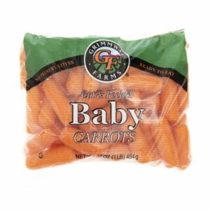 Zanahorias Pequeñas Peladas 16 oz