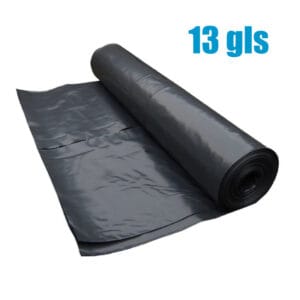 Fundas Plásticas Negras de 13 gls (100 uds)